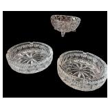 Crystal Cut Glass Bowls and Dishes