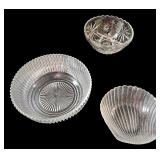 Crystal Cut Glass Bowls and Dishes