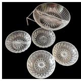 Crystal Cut Glass Bowls and Dishes