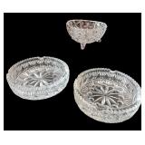 Crystal Cut Glass Bowls and Dishes