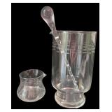 Glassware Collection with Plates, Napkin Rings, & Drink Accessories