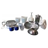 Kitchenware Including Pampered Chef Items, Baking Pans, Basket, and Utensils