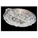 Vintage Cut Glass Pieces: Dishes, Vanity Jar, and Vase