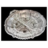 Vintage Cut Glass Pieces: Dishes, Vanity Jar, and Vase