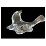 Clear Glassware Collection: Bowls, Candle Holders, Glasses, and Decorative Bird