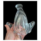 Clear Glassware Collection: Bowls, Candle Holders, Glasses, and Decorative Bird