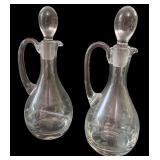 Clear Glassware Collection: Bowls, Candle Holders, Glasses, and Decorative Bird