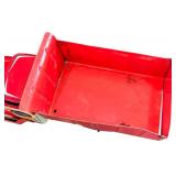 Vintage Wyandotte Red Metal Dump Truck with Tilting Bed