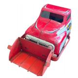 Vintage Wyandotte Red Metal Dump Truck with Tilting Bed