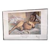 Alice Neel Oil on Canvas Painting Reproduction Print - Pregnant Maria