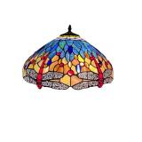 Tiffany Style Dragonfly Stained Glass Floor Lamp