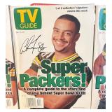 Green Bay Packers Memorabilia Collection: Autographed Photographs, TV guides and Pennants