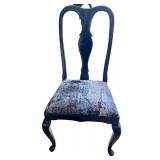 Dining Set with Table and 4 Chairs, Black Wood Finish