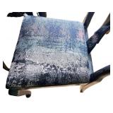 Dining Set with Table and 4 Chairs, Black Wood Finish