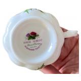 Set of 6 Vintage Bone China Tea Cups and Saucers