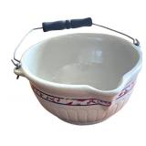 Vintage Red Wing Stoneware Pottery Set with Butter Crock, Batter Bowl, and Shakers