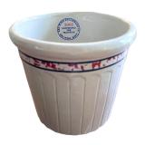 Vintage Red Wing Stoneware Pottery Set with Butter Crock, Batter Bowl, and Shakers