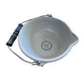 Vintage Red Wing Stoneware Pottery Set with Butter Crock, Batter Bowl, and Shakers