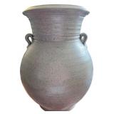 Red Wing Pottery Vintage Stoneware Vase with Hand-Painted Floral Pattern