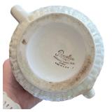 Set of 2 Vintage Ceramic Teapots with Unique Designs