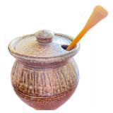 Set of 3 Red Wing Pottery Collectibles including Boot, Crock, and Pitcher