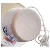 Red Wing Pottery Table Lamp with Floral Design