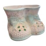 Set of 3 Vintage Ceramic Nursery Planters