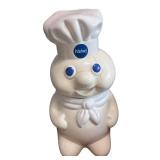 Set of 3 Ceramic Kitchen Collectibles - Pillsbury Doughboy, Train, and Chef Pig