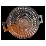 Elegant Pink Depression Glass Serving Set