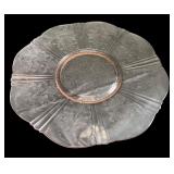 Set of 5 Pink Depression Glass Pieces - Plates, Compote, Vase