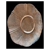 Set of 5 Pink Depression Glass Pieces - Plates, Compote, Vase