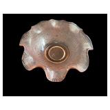 Set of 5 Pink Depression Glass Pieces - Plates, Compote, Vase