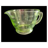 Vintage Green Depression Glass 2 Cup Measuring Cup
