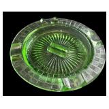 Collection of Vintage Green Depression Glass Pieces