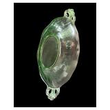Collection of Vintage Green Depression Glass Pieces