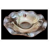 Set of 4 Vintage Carnival Glass Bowls