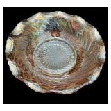 Set of 4 Vintage Carnival Glass Bowls