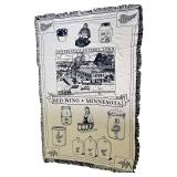 Red Wing Minnesota Decorative Throw Blanket with Fringe