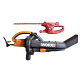WORX WG500.1 Blower/Vacuum and Black & Decker Hedge Trimmer Set