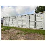 MMPU1063782 // 2025 One Trip Sea Container, 4 Side Doors, 40