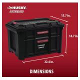 Husky Build-Out 22 in. Modular Tool Storage 2-Drawer Tool Box