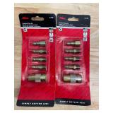 Lot of 2 - Milton - S215 S-215 1/4" NPT T Style Coupler and Plug Kit - 5 Piece