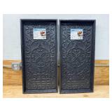 TrafficMASTER Lot of 2 - 17 in x 35 in Rubber Boot Tray