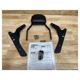 Cobra Mini 11 in. Square Sissy Bar w/Pad - 602-1103B for 2004-2017 Harley-Davidson Sportster Motorcycles