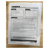 Cobra Mini 11 in. Square Sissy Bar w/Pad - 602-1103B for 2004-2017 Harley-Davidson Sportster Motorcycles