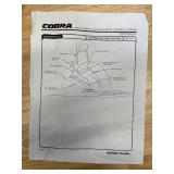 Cobra Mini 11 in. Square Sissy Bar w/Pad - 602-1103B for 2004-2017 Harley-Davidson Sportster Motorcycles