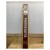 Minnesota Gophers Welcome Sign, 60" H , 8" L