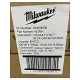 Milwaukee Case of 80- Multi Functional Neck Gaiters HD-Red
