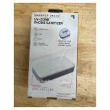 Lot of 3 - Sharper image UV-ZONE Phone Sanitizer