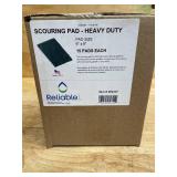 Lot of 2 - Reliable Heavy Duty Scouring Pad 6 X 9 (15 Pads) V02337